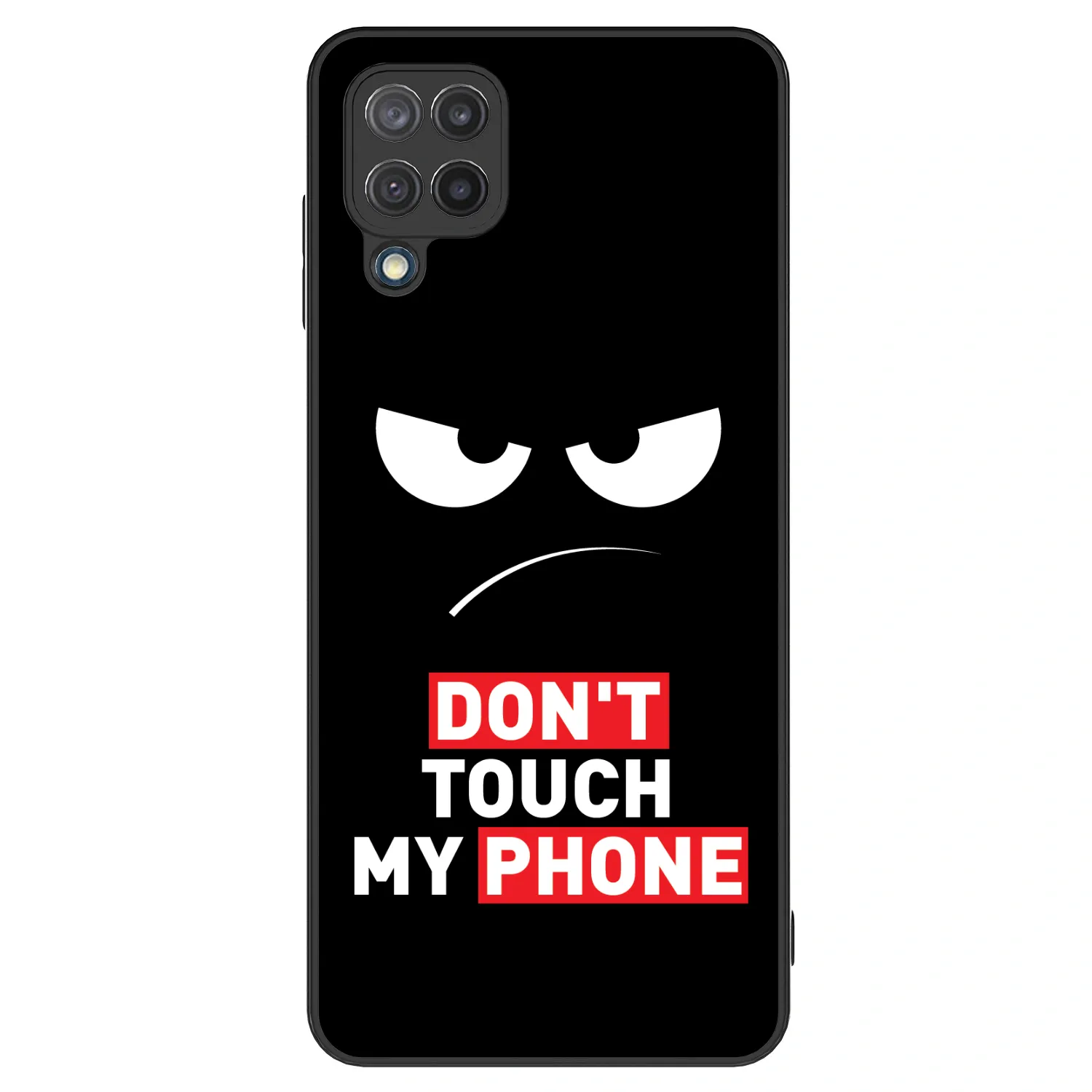Picasee ULTIMATE CASE pro Samsung Galaxy M12 M127F - Angry Eyes - Transparent