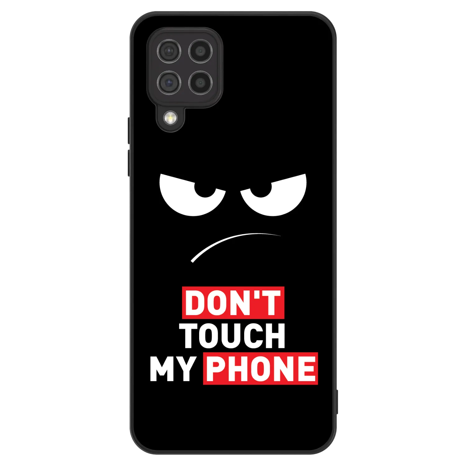 Picasee ULTIMATE CASE pro Samsung Galaxy A22 A225F 4G - Angry Eyes - Transparent