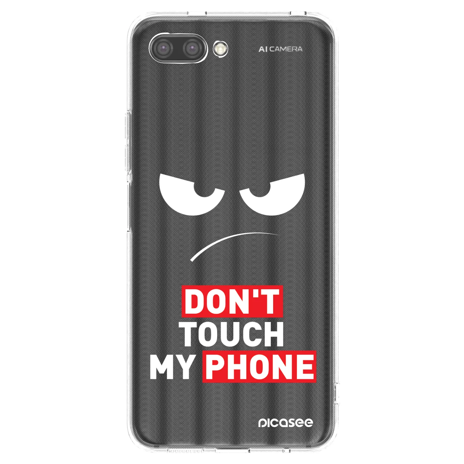 Picasee silikónový prehľadný obal pre Honor 10 - Angry Eyes - Transparent
