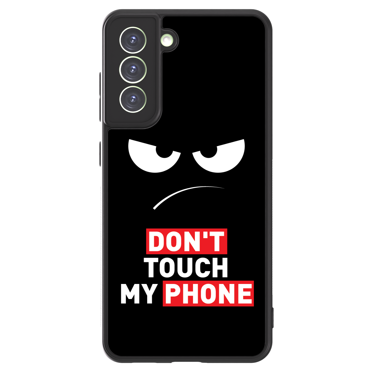 Picasee ULTIMATE CASE pro Samsung Galaxy S21 FE 5G - Angry Eyes - Transparent