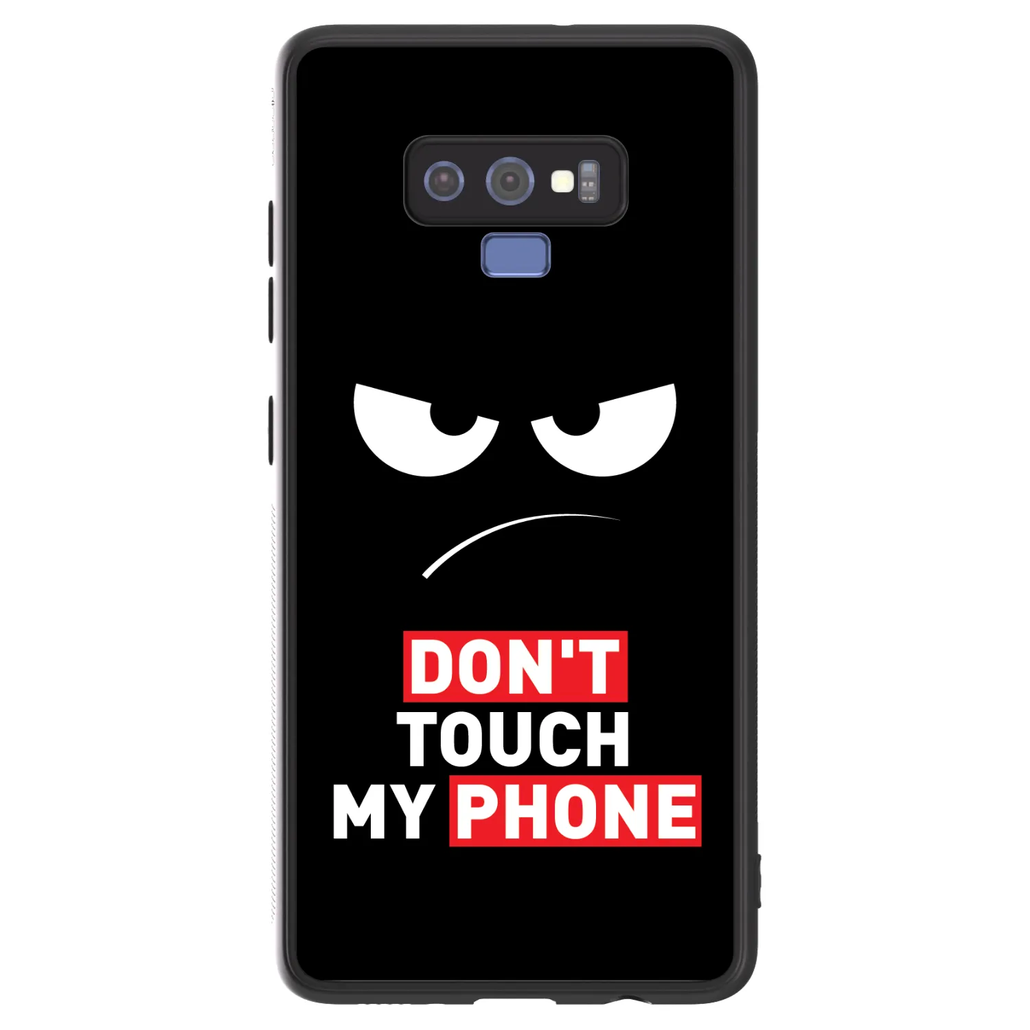 Picasee ULTIMATE CASE pro Samsung Galaxy Note 9 N960F - Angry Eyes - Transparent
