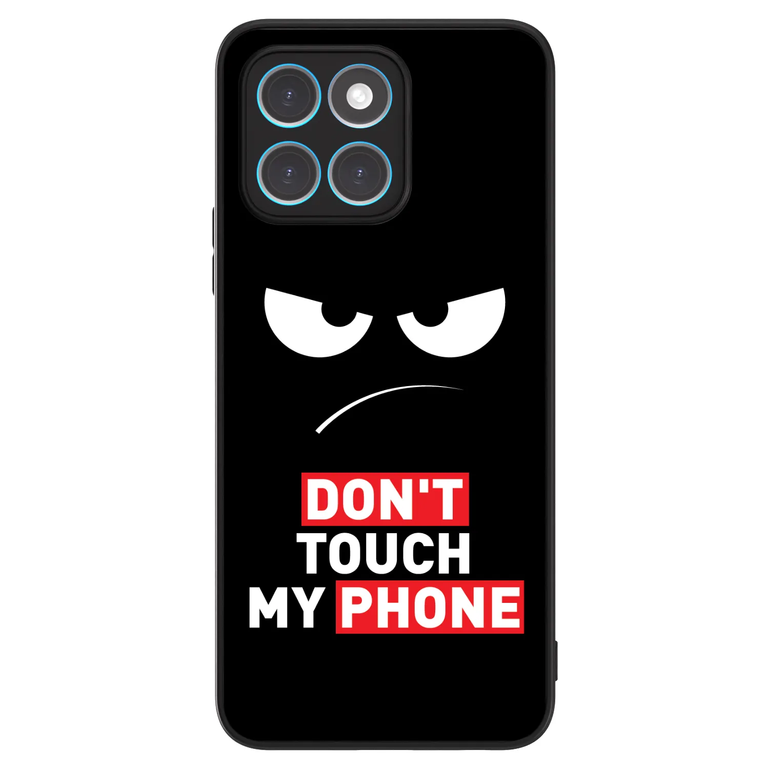 Picasee ULTIMATE CASE pro Honor X6 - Angry Eyes - Transparent