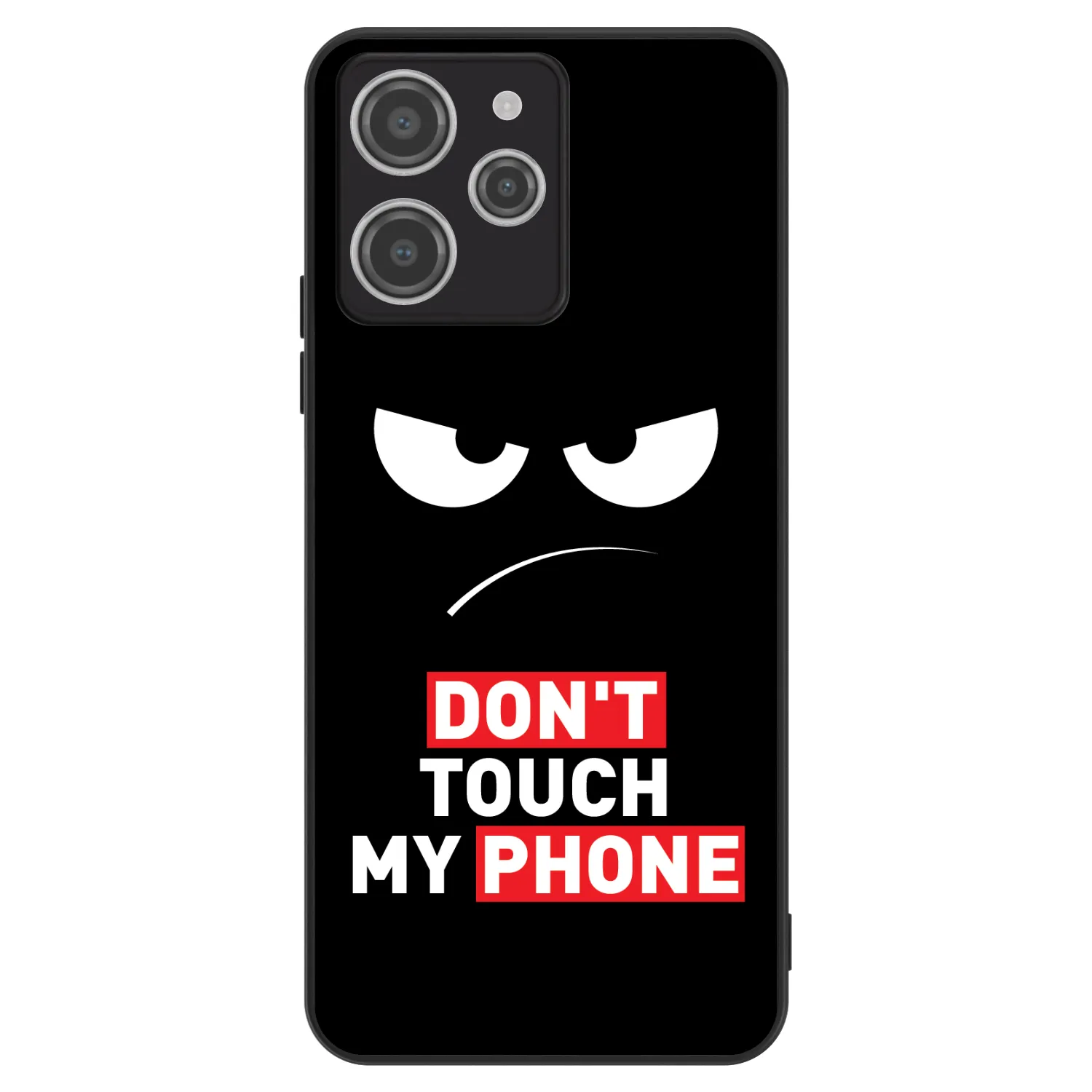 ULTIMATE CASE pro Xiaomi Redmi 12 4G - Angry Eyes - Transparent