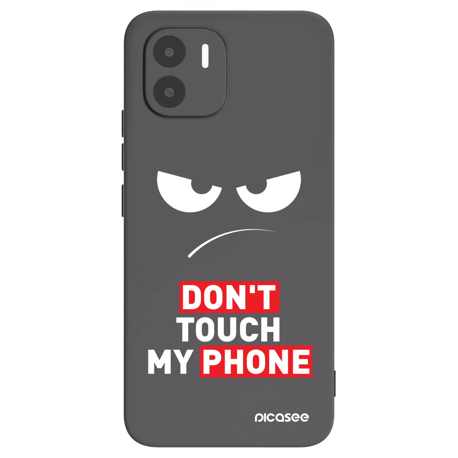 Picasee silikónový čierny obal pre Xiaomi Redmi A2 - Angry Eyes - Transparent