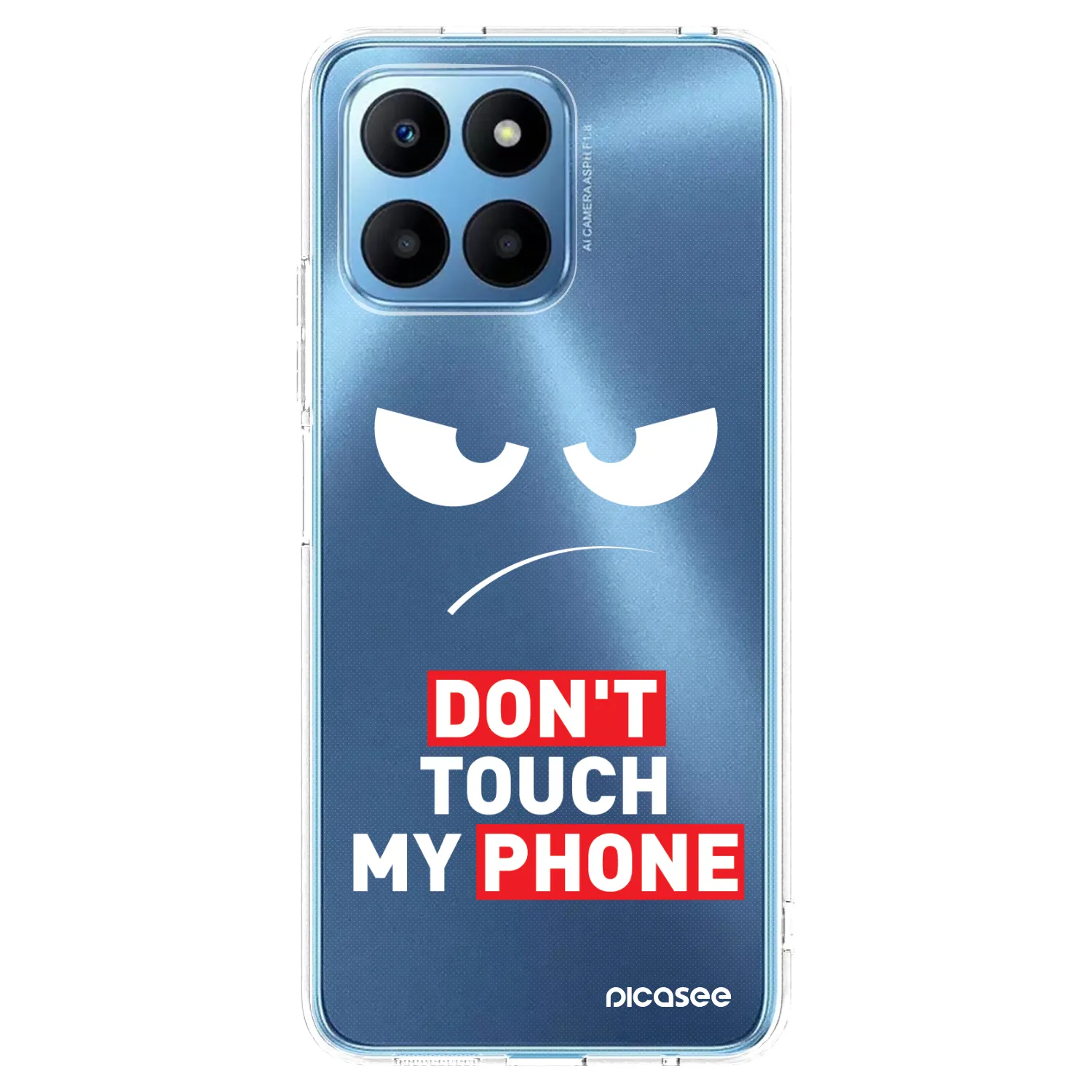 Picasee silikónový prehľadný obal pre Honor 70 Lite - Angry Eyes - Transparent