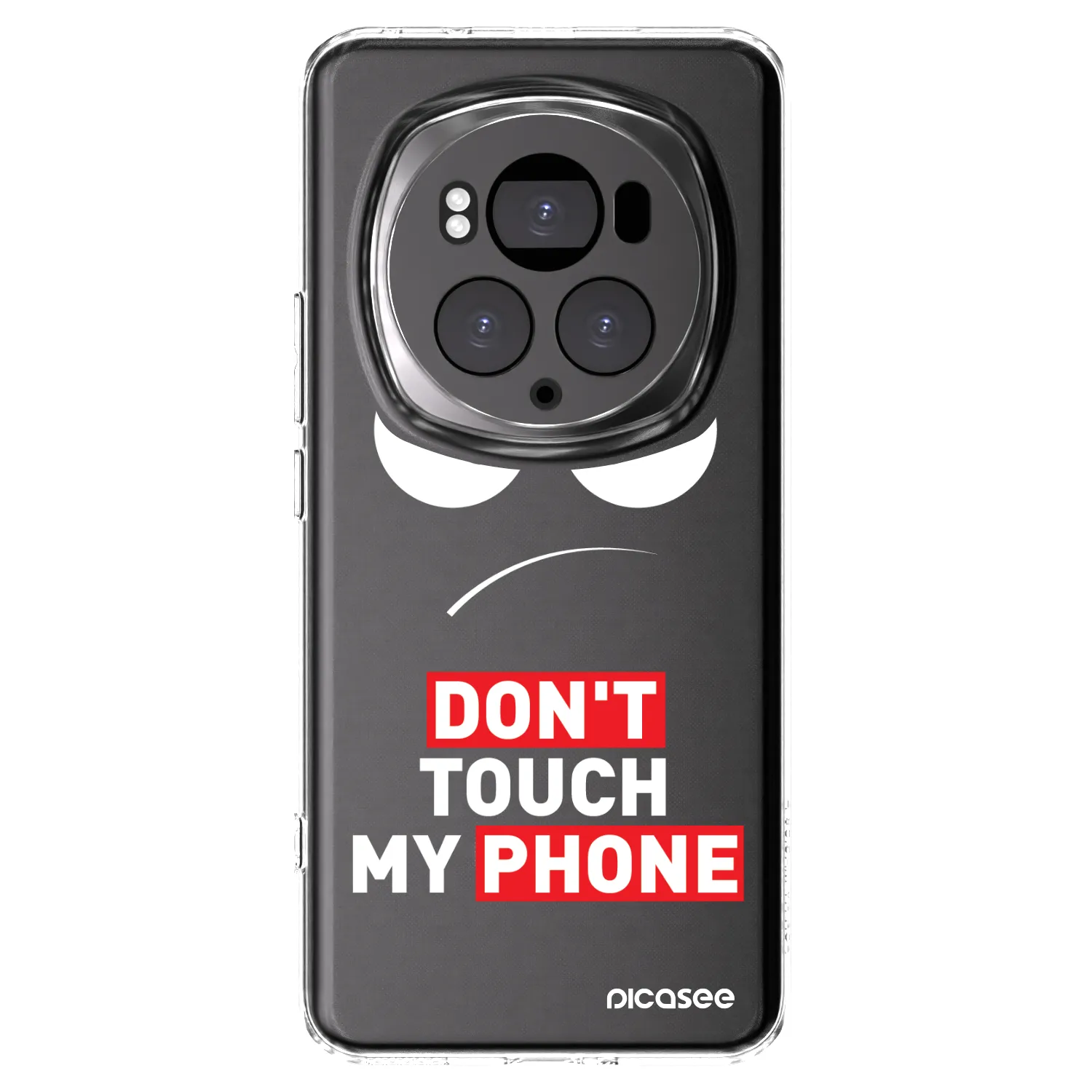 Picasee silikónový prehľadný obal pre Honor Magic6 Pro - Angry Eyes - Transparent