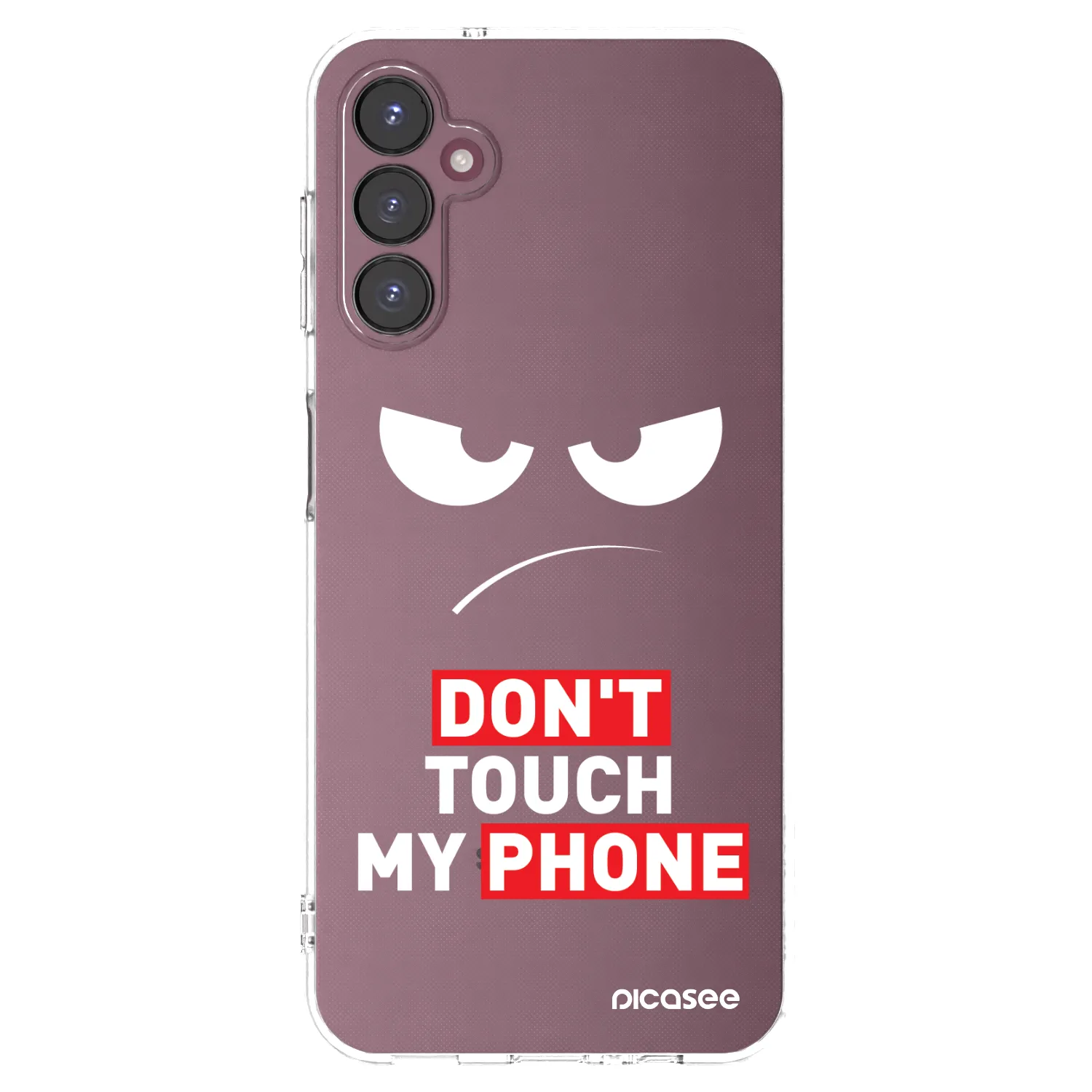 Picasee silikónový prehľadný obal pre Samsung Galaxy A05s A057G - Angry Eyes - Transparent