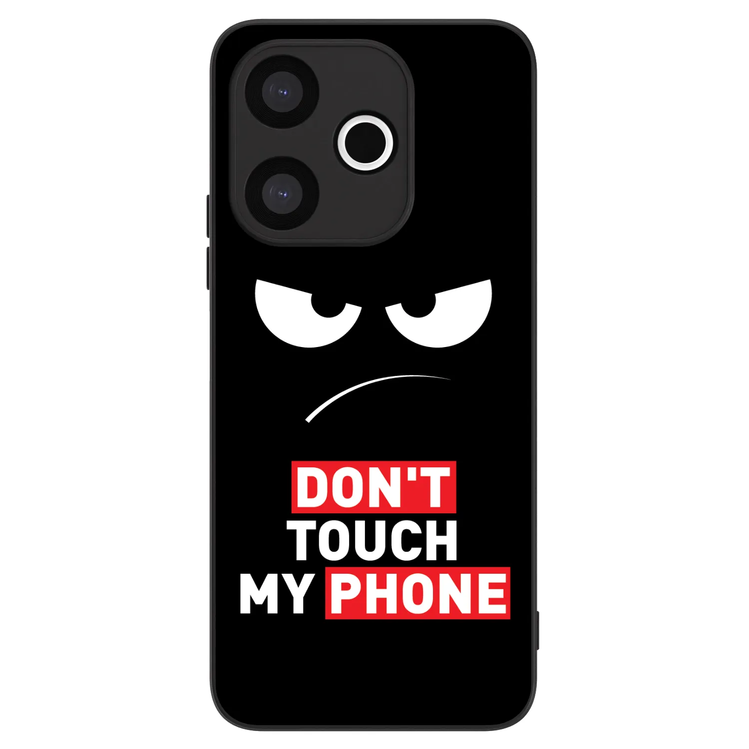 ULTIMATE CASE pro Xiaomi Redmi 13 4G - Angry Eyes - Transparent
