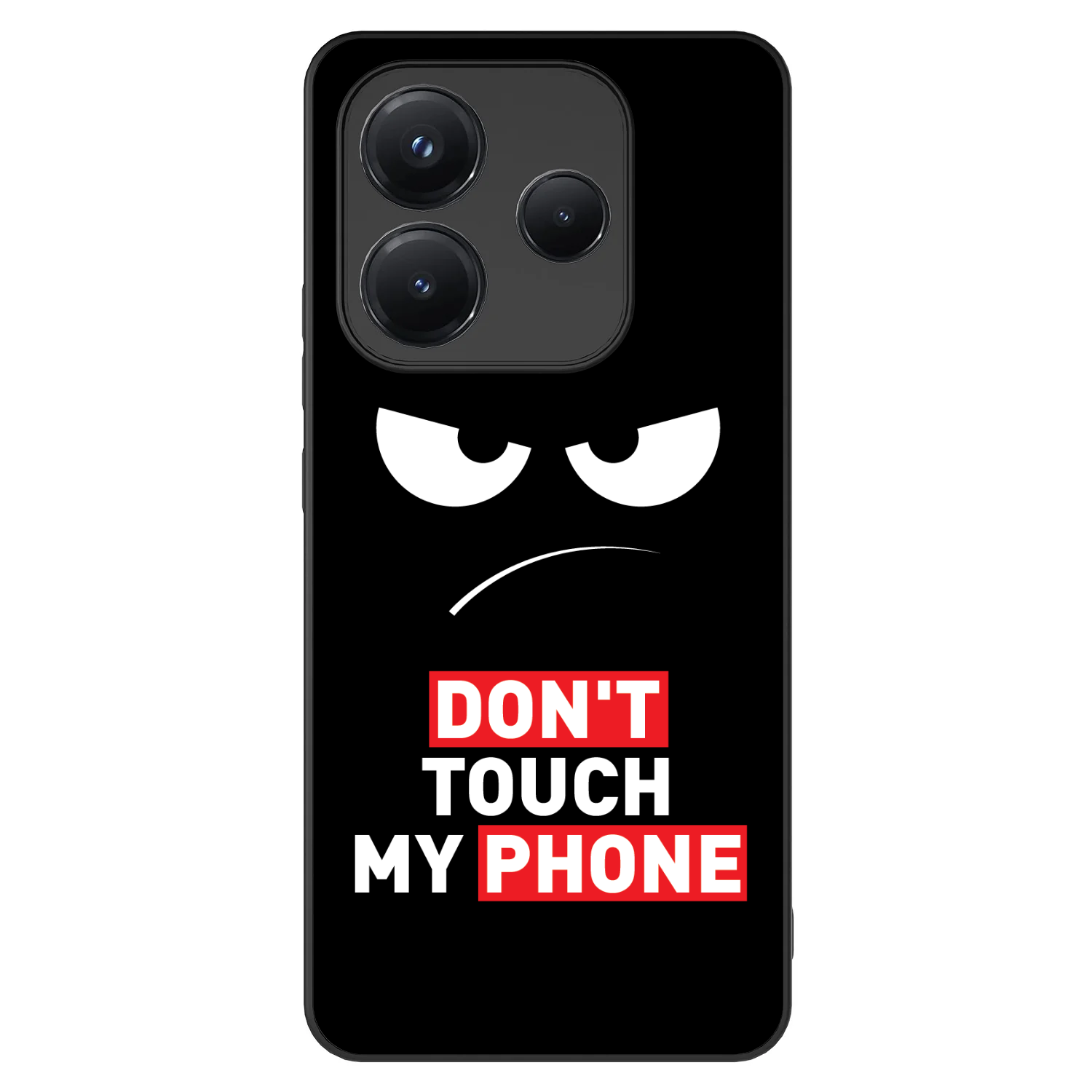 ULTIMATE CASE pro Xiaomi Redmi Note 14 5G - Angry Eyes - Transparent