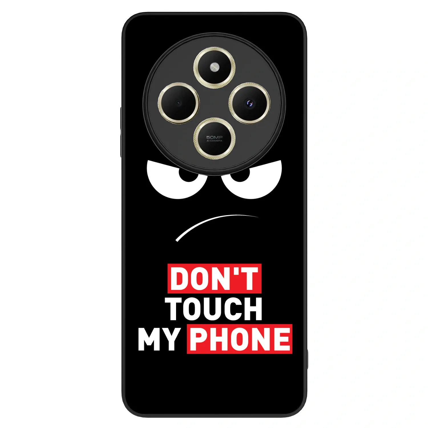 ULTIMATE CASE pro Xiaomi Redmi 14C - Angry Eyes - Transparent