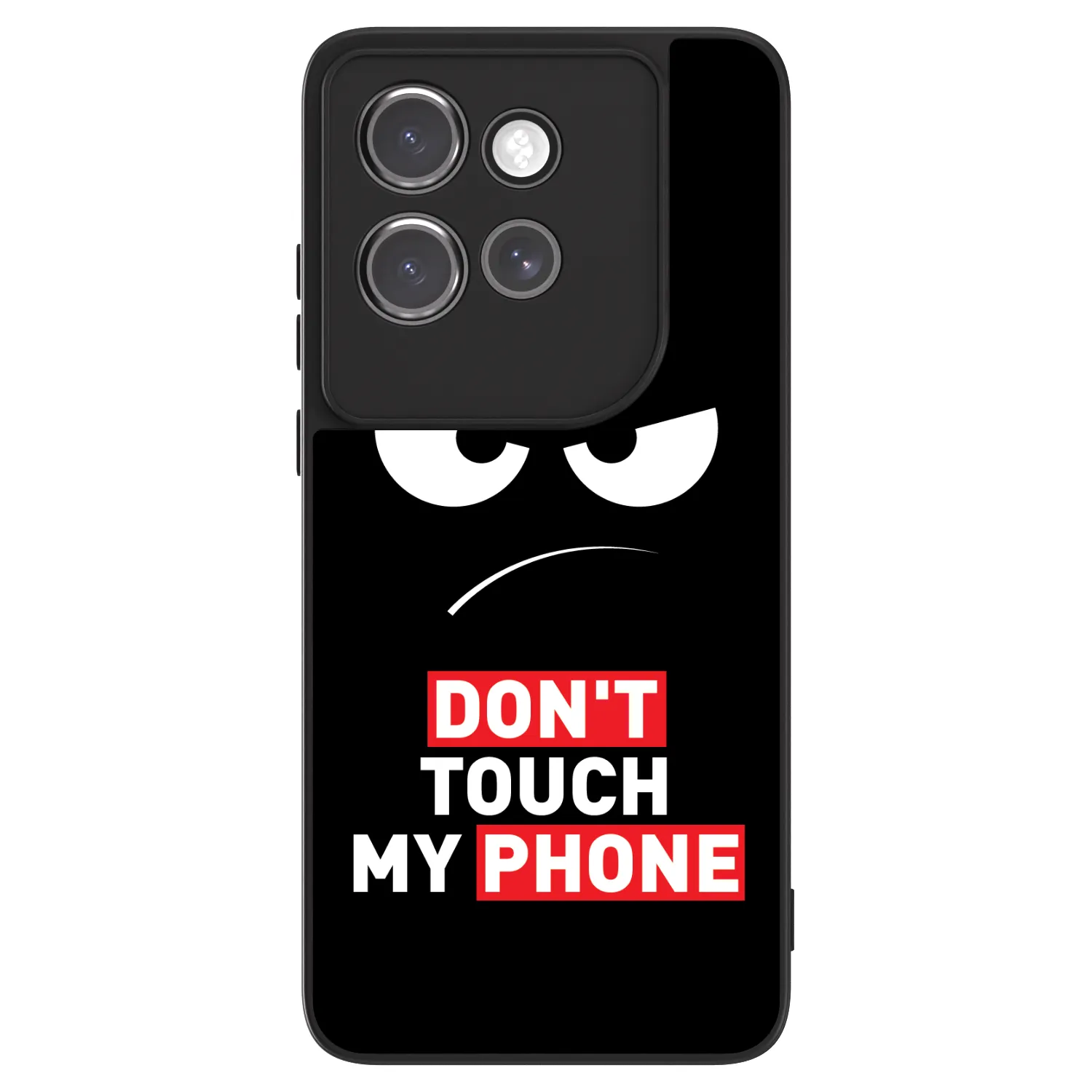 Picasee ULTIMATE CASE pro Motorola Edge 50 Neo - Angry Eyes - Transparent