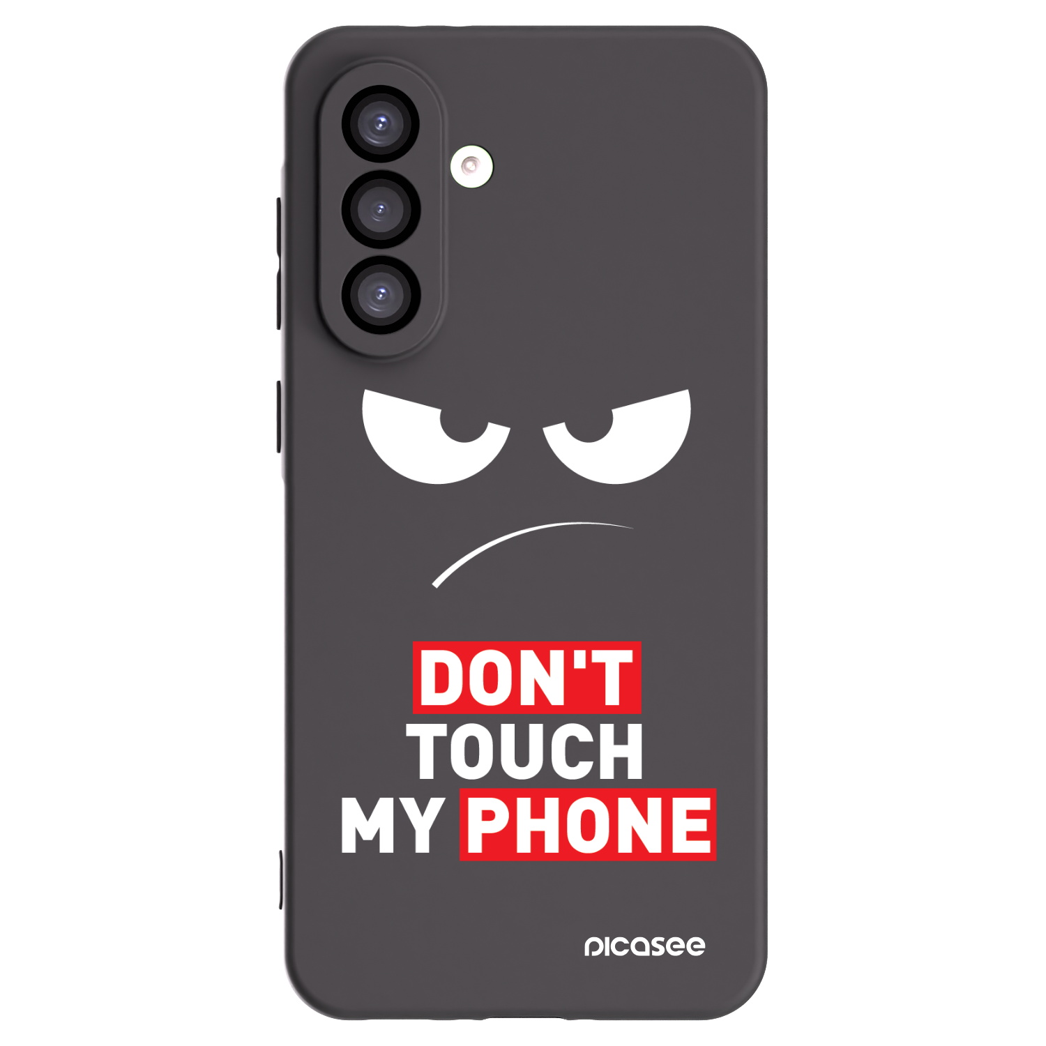 Picasee silikónový čierny obal pre Samsung Galaxy A26 5G A266B - Angry Eyes - Transparent