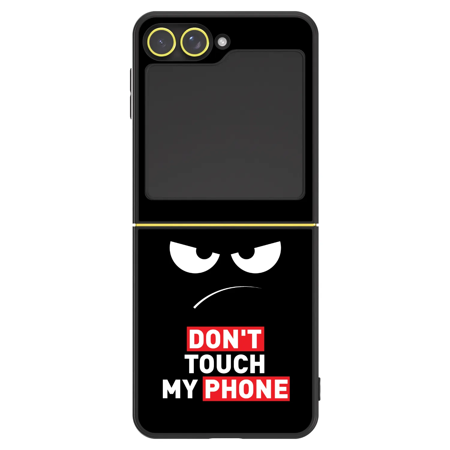 Picasee ULTIMATE CASE pro Samsung Galaxy Z Flip5 5G - Angry Eyes - Transparent