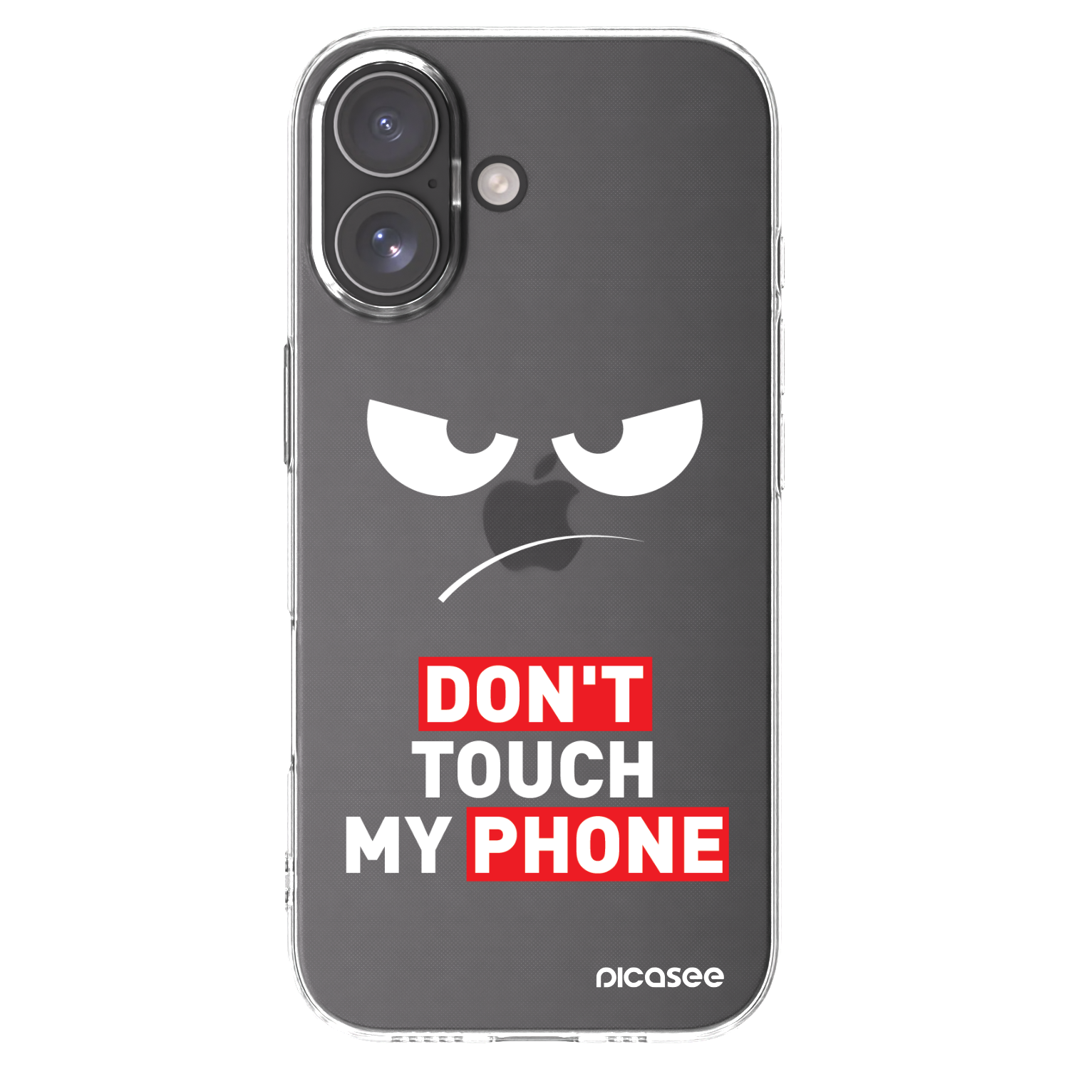 Picasee silikónový prehľadný obal pre Apple iPhone 17 - Angry Eyes - Transparent