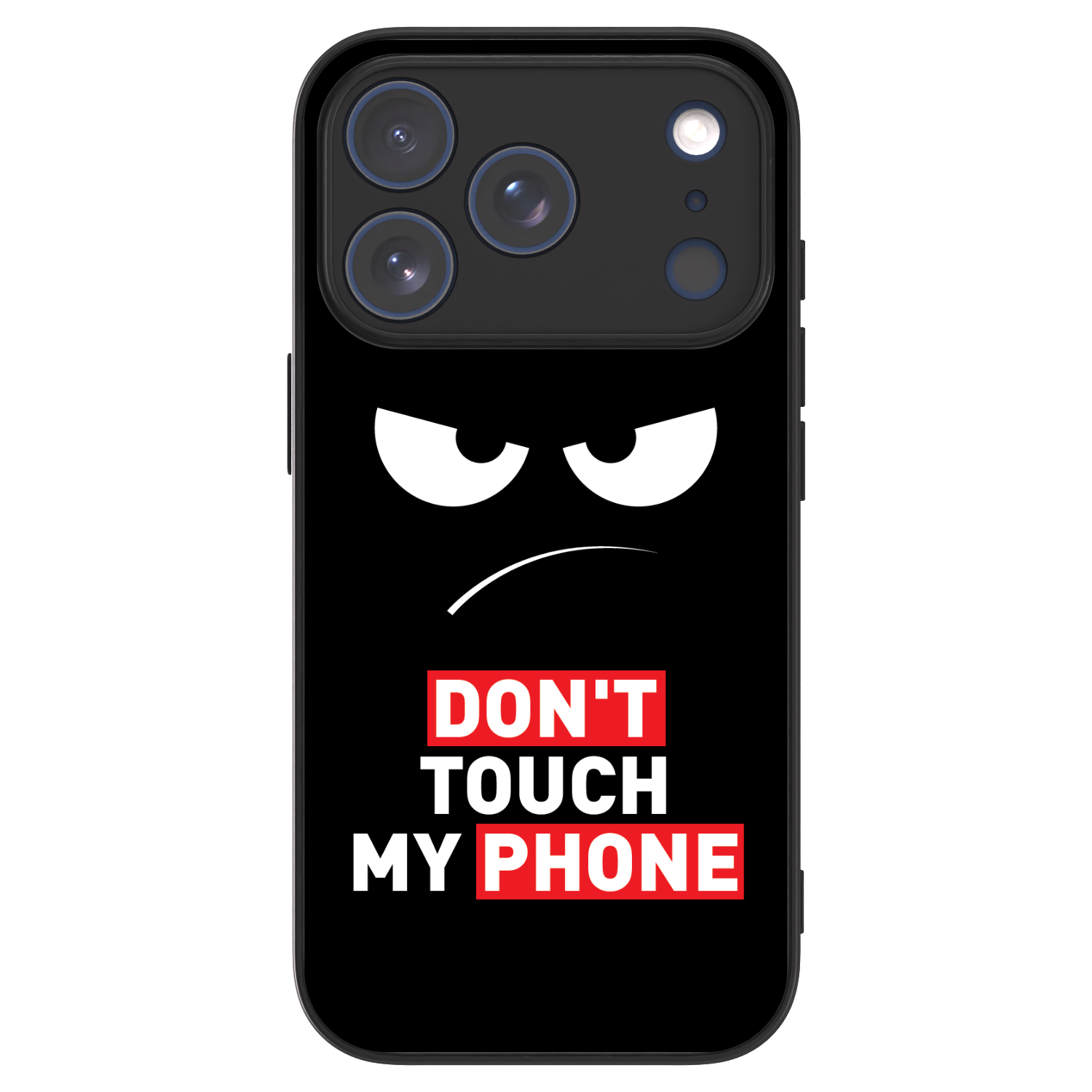 ULTIMATE CASE MagSafe pro Apple iPhone 17 Pro - Angry Eyes - Transparent