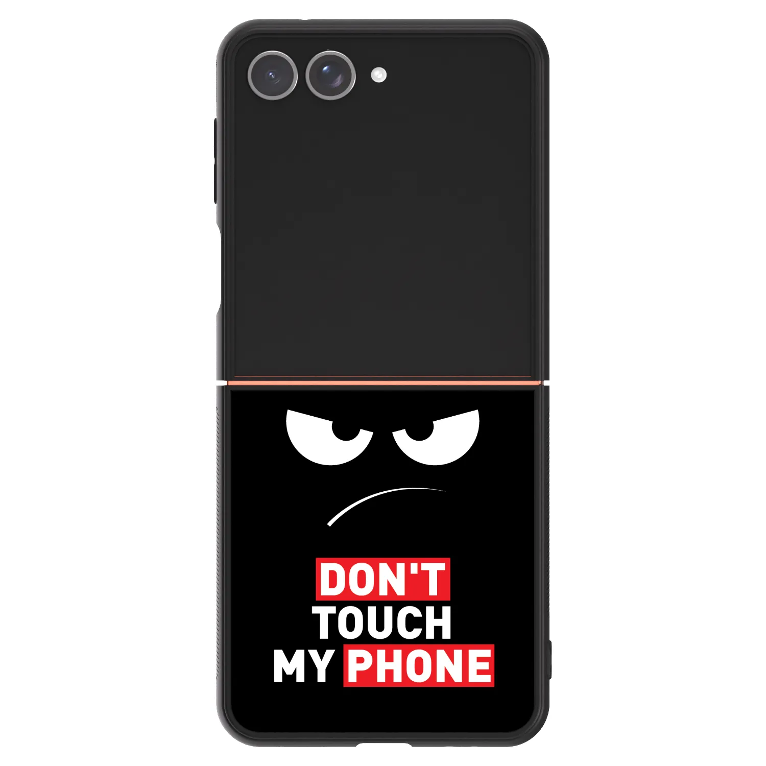 Picasee ULTIMATE CASE pro Samsung Galaxy Z Flip7 5G - Angry Eyes - Transparent