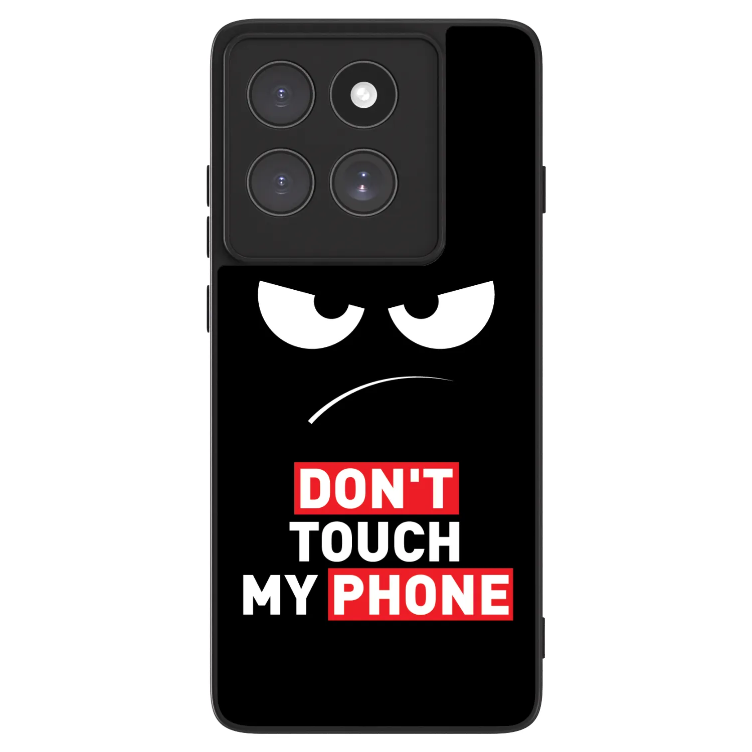 ULTIMATE CASE pro Motorola Edge 60 5G - Angry Eyes - Transparent