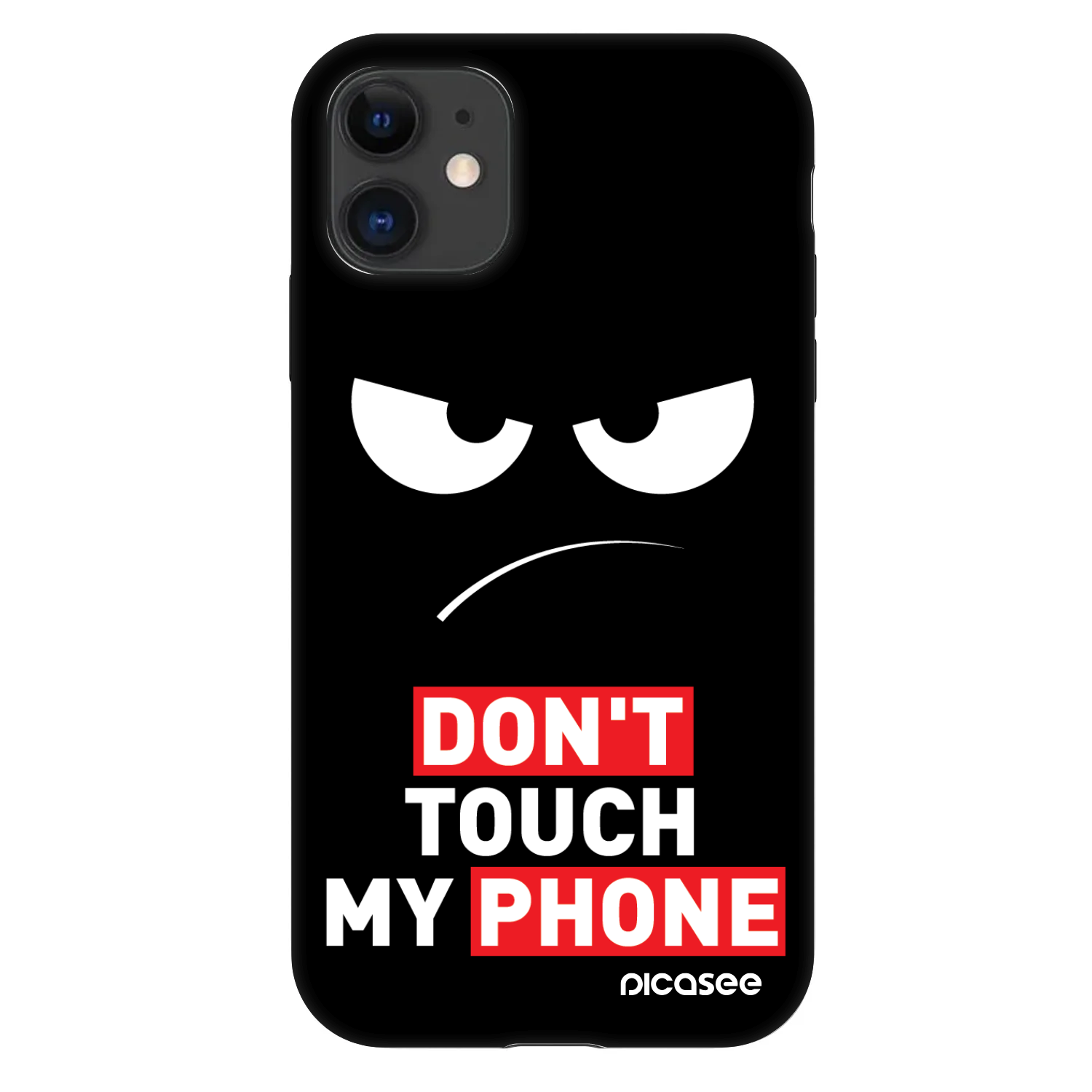 Picasee Fashion Case pre Apple iPhone 11 - Angry Eyes - Transparent