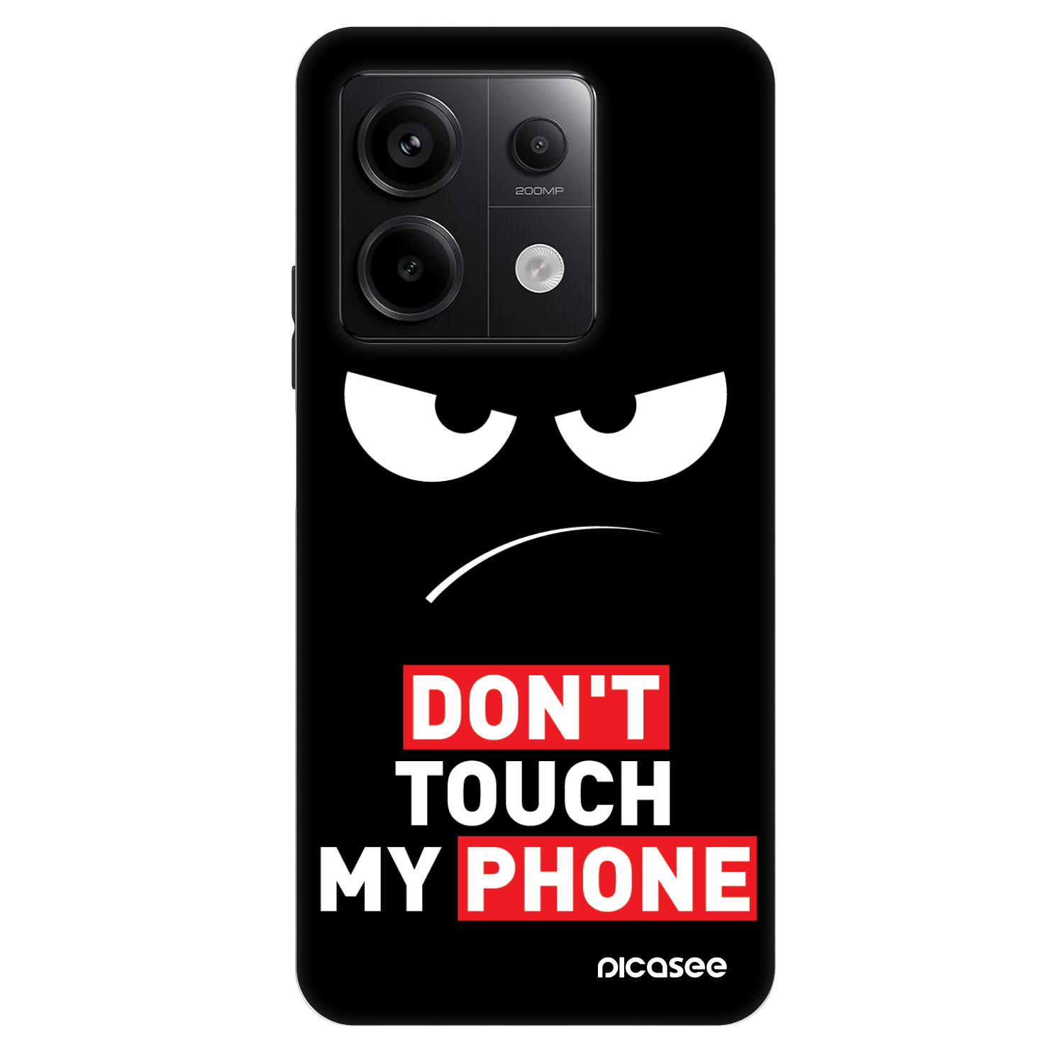 Picasee Fashion Case pre Xiaomi Redmi Note 13 Pro 5G - Angry Eyes - Transparent