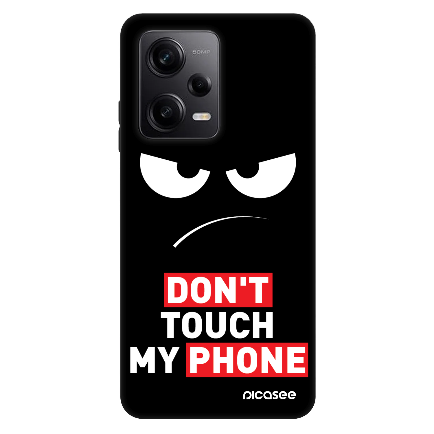 Picasee Fashion Case pre Xiaomi Redmi Note 12 Pro 5G - Angry Eyes - Transparent