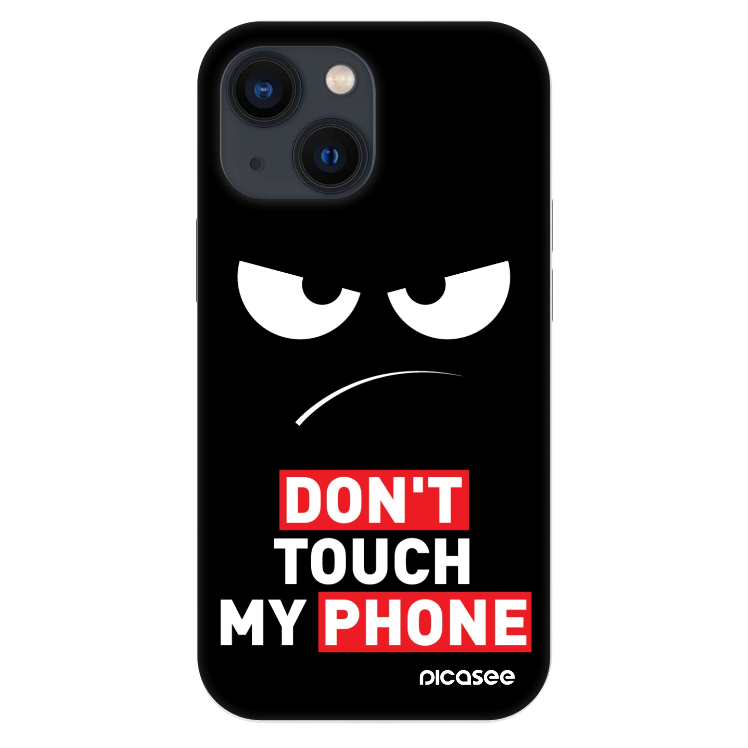Picasee Fashion Case pre Apple iPhone 13 mini - Angry Eyes - Transparent