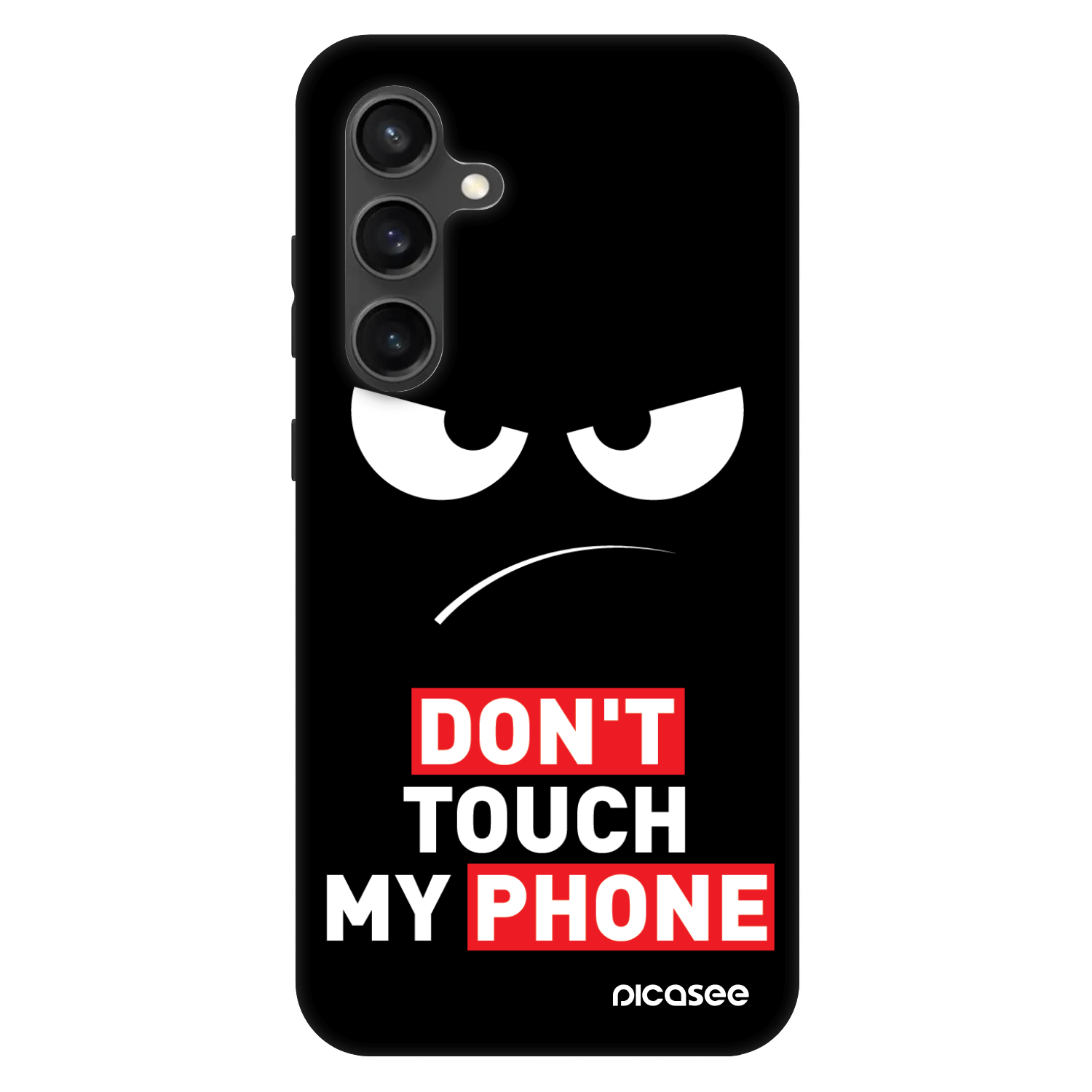 Picasee Fashion Case pre Samsung Galaxy S24 FE S721B - Angry Eyes - Transparent