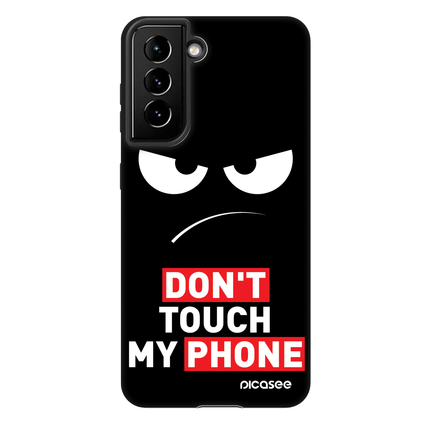Picasee Fashion Case pre Samsung Galaxy S21 FE 5G - Angry Eyes - Transparent