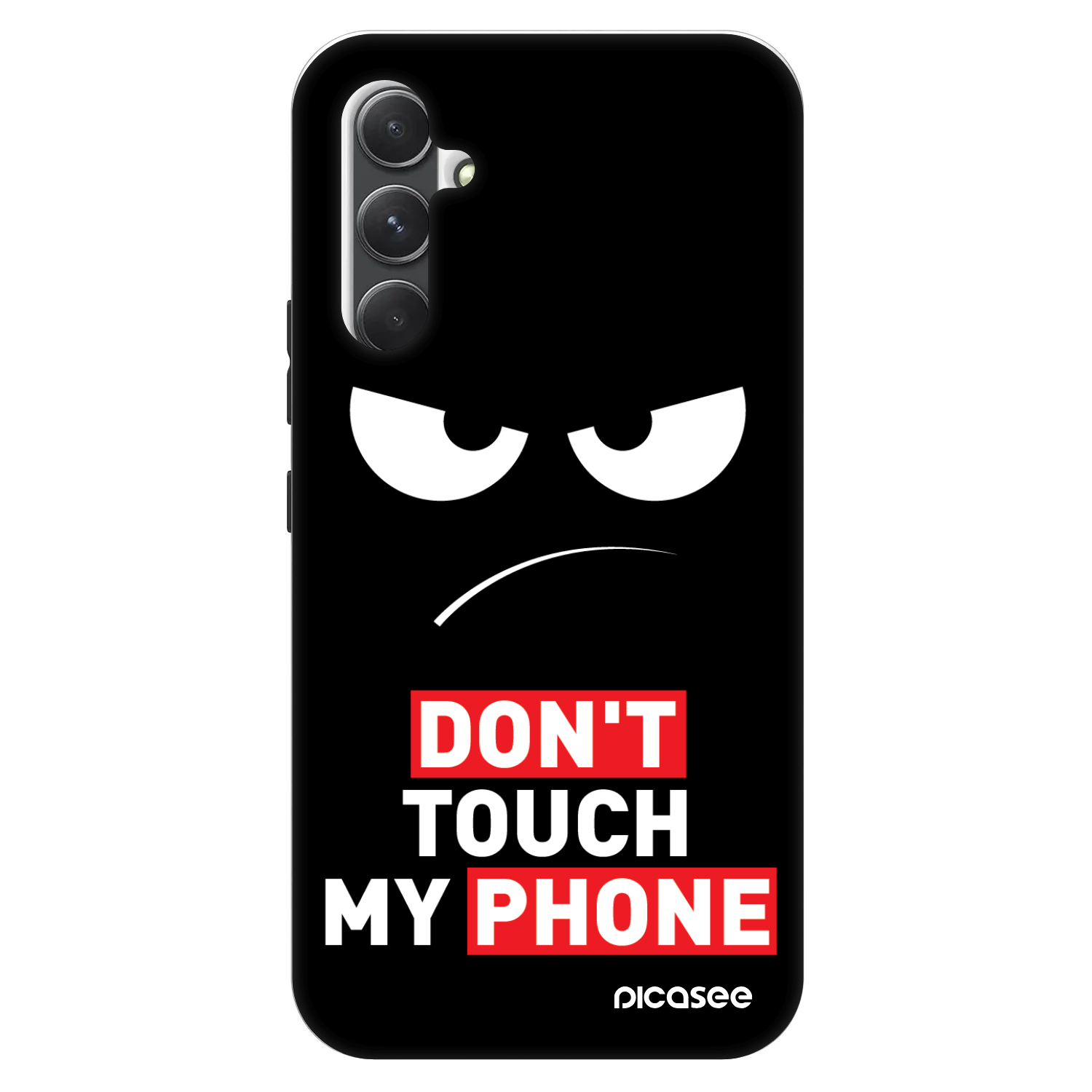 Picasee Fashion Case pre Samsung Galaxy A34 5G A346B - Angry Eyes - Transparent