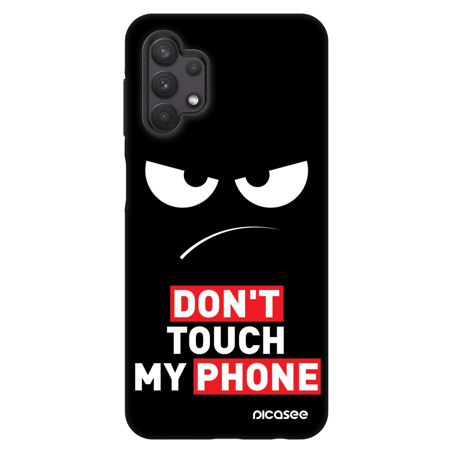 Picasee Fashion Case pre Samsung Galaxy A32 5G A326B - Angry Eyes - Transparent