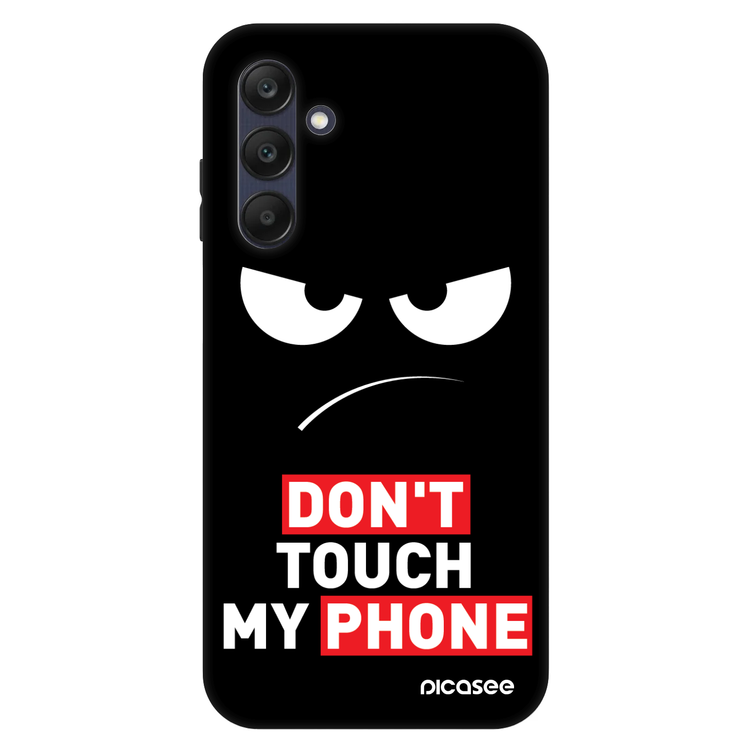 Picasee Fashion Case pre Samsung Galaxy A25 A256B 5G - Angry Eyes - Transparent