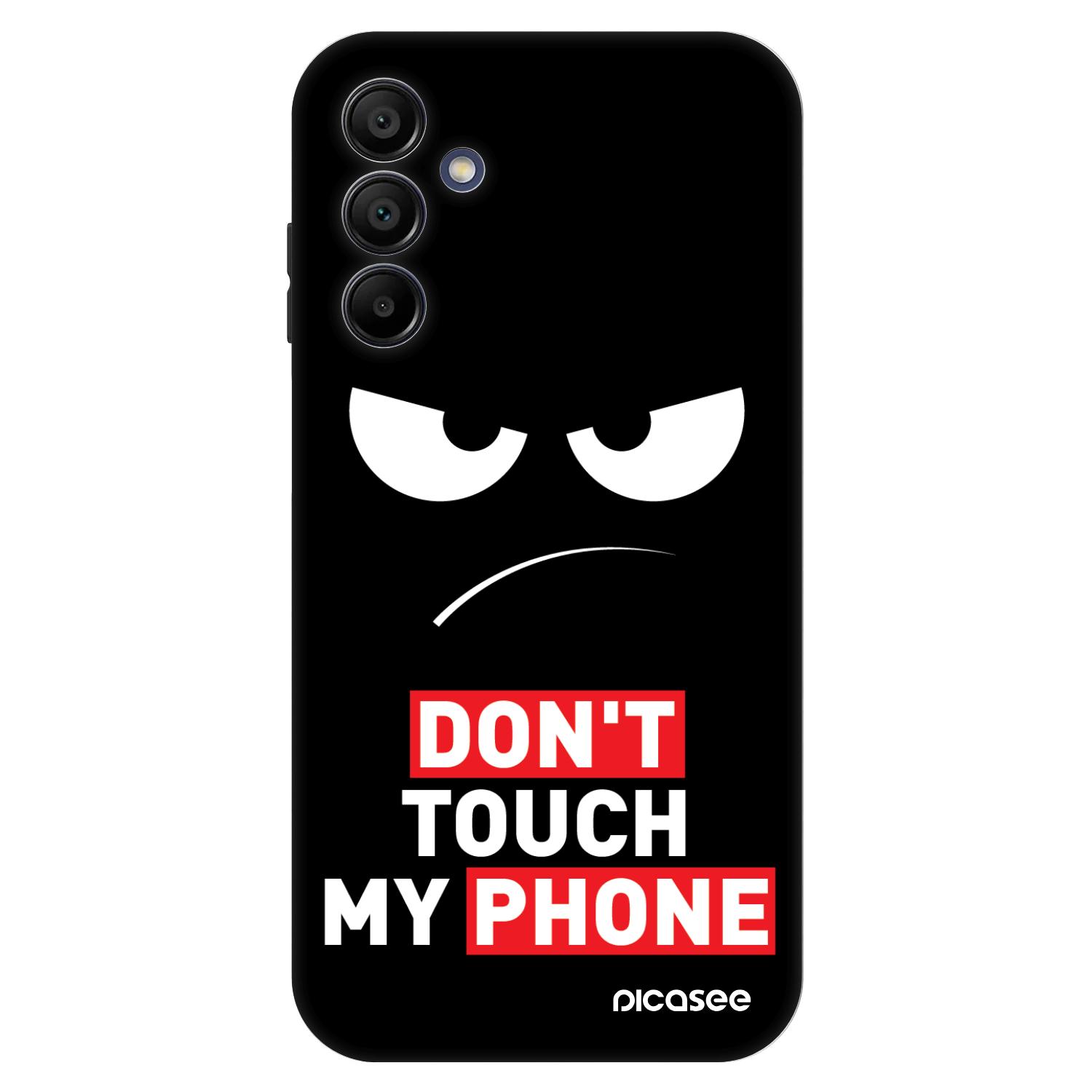 Picasee Fashion Case pre Samsung Galaxy A15 A156B 5G - Angry Eyes - Transparent