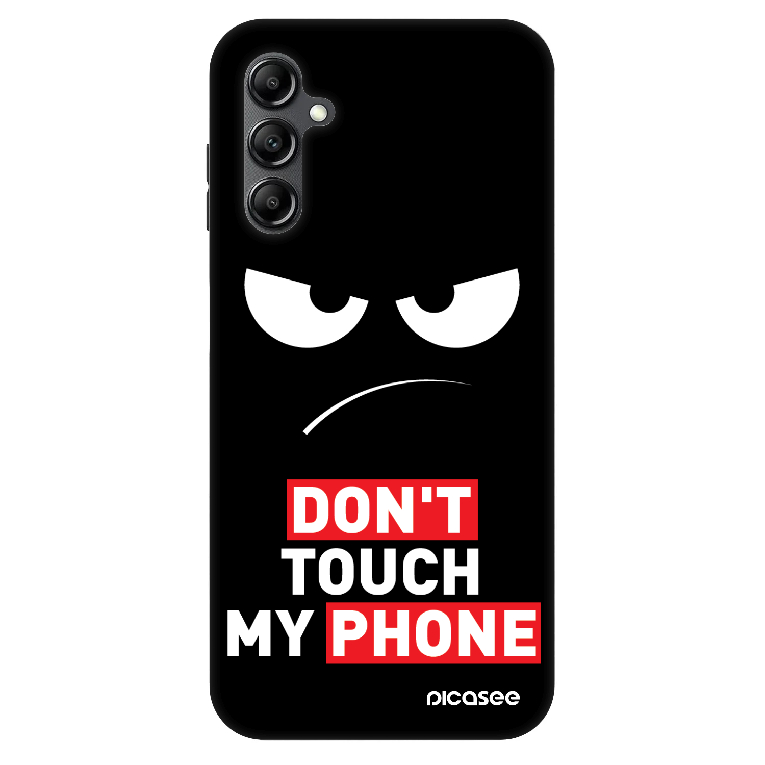 Picasee Fashion Case pre Samsung Galaxy A14 4G A145R - Angry Eyes - Transparent