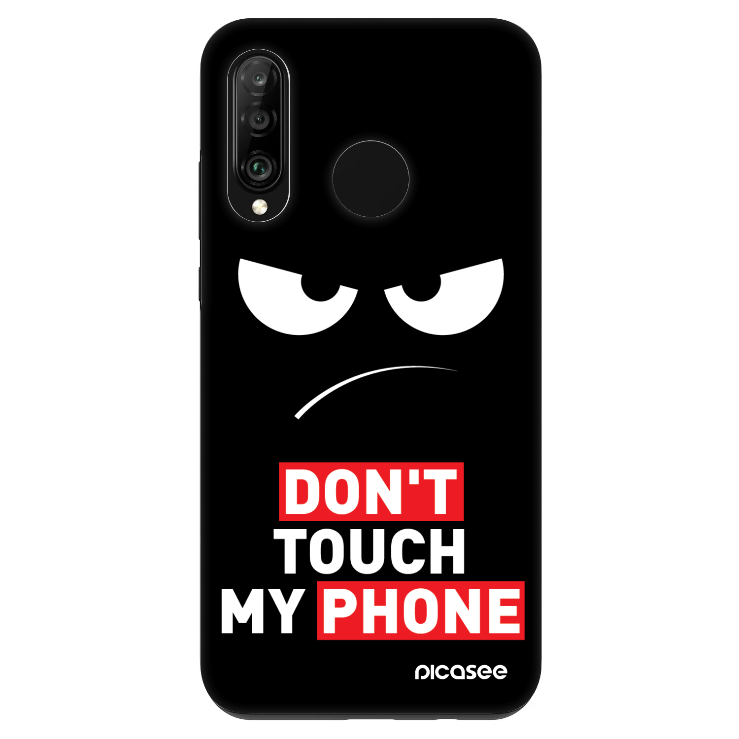 Picasee Fashion Case pre Huawei P30 Lite - Angry Eyes - Transparent