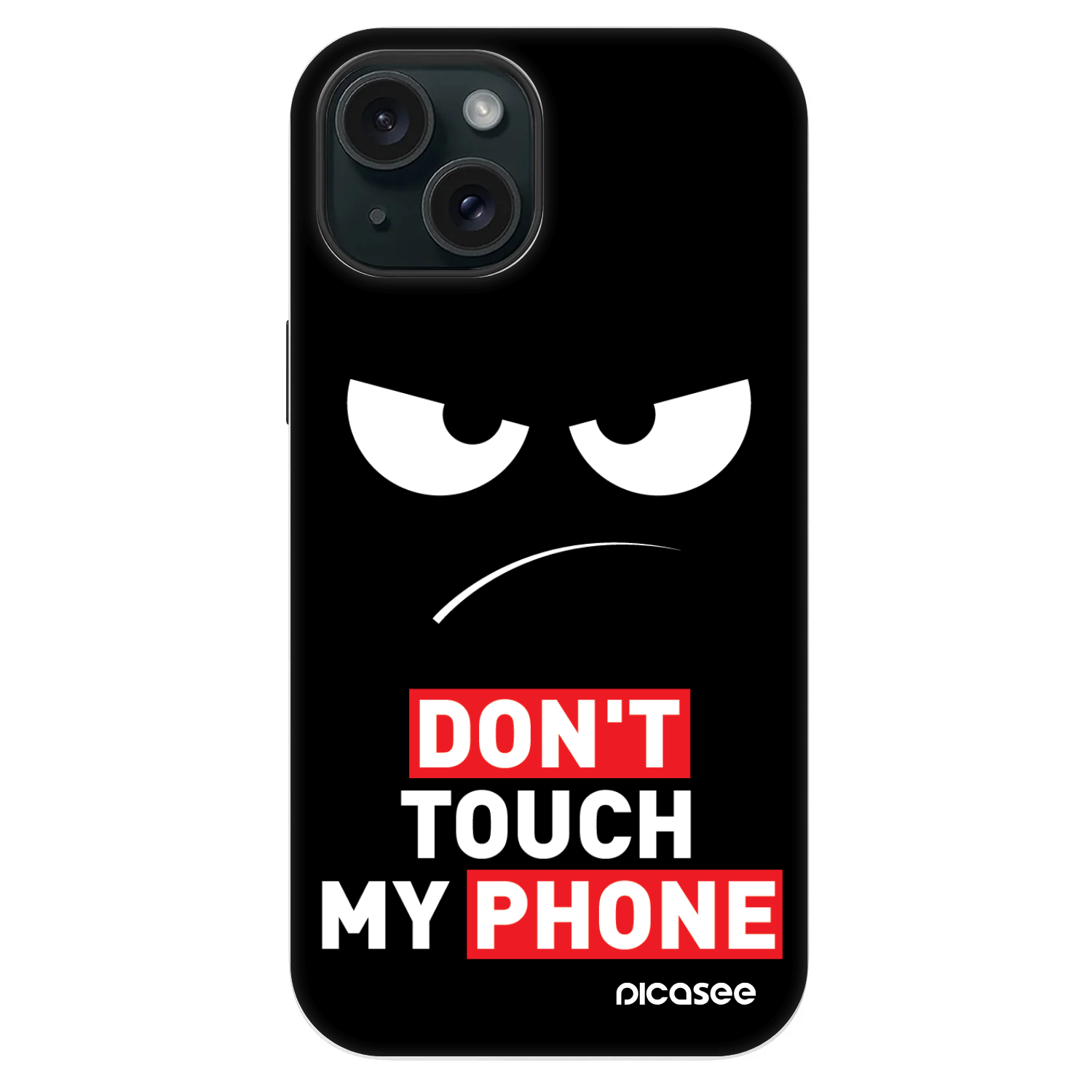 Fashion Case MagSafe pre Apple iPhone 14 - Angry Eyes - Transparent