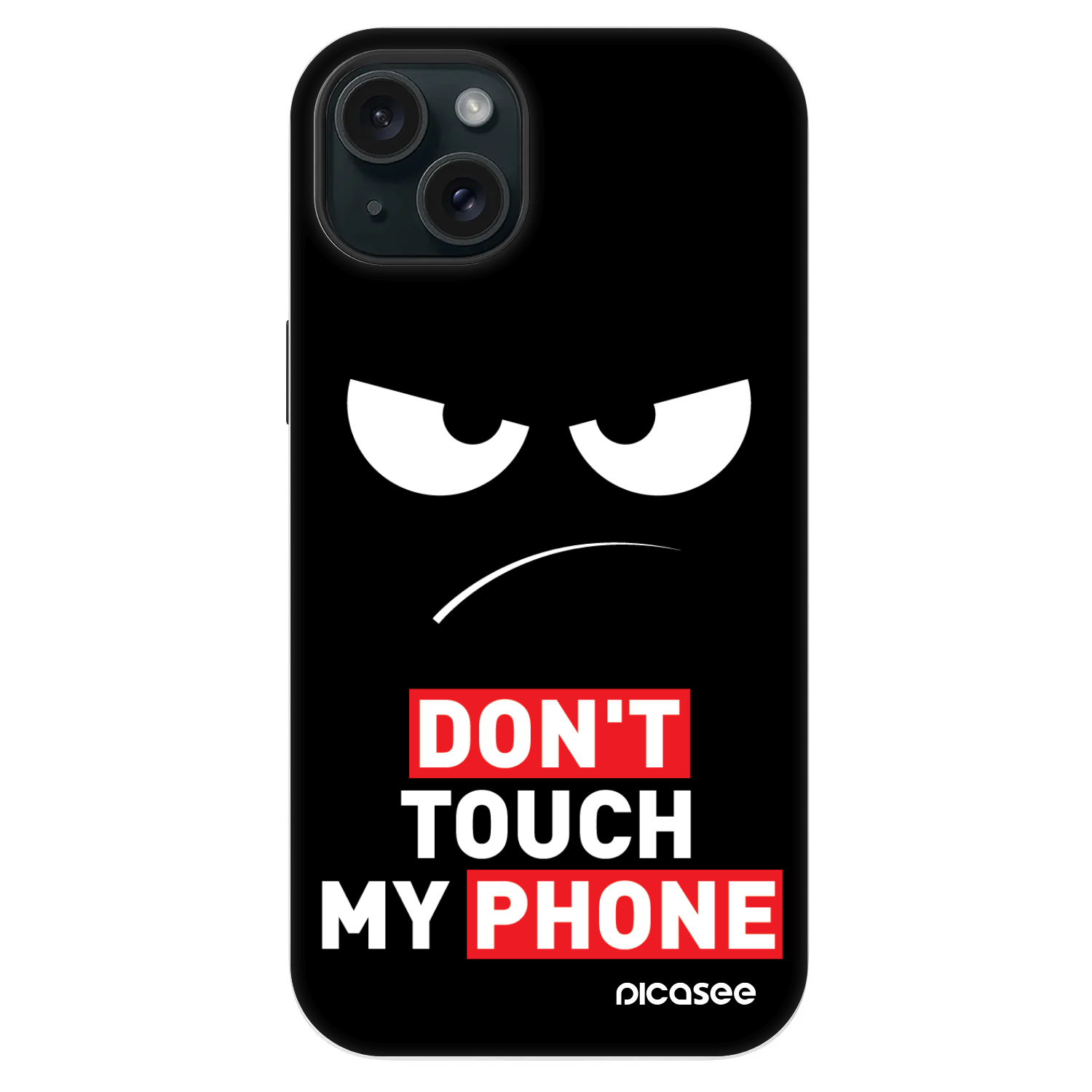 Picasee Fashion Case MagSafe pre Apple iPhone 14 Plus - Angry Eyes - Transparent
