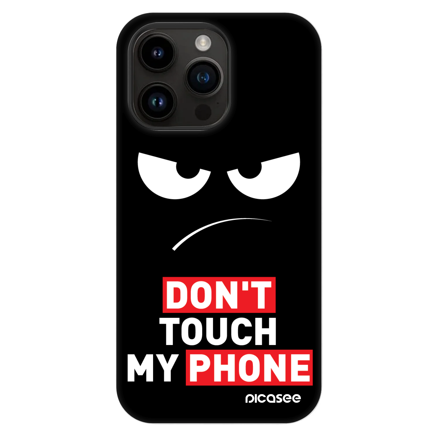 Picasee Fashion Case MagSafe pre Apple iPhone 14 Pro Max - Angry Eyes - Transparent