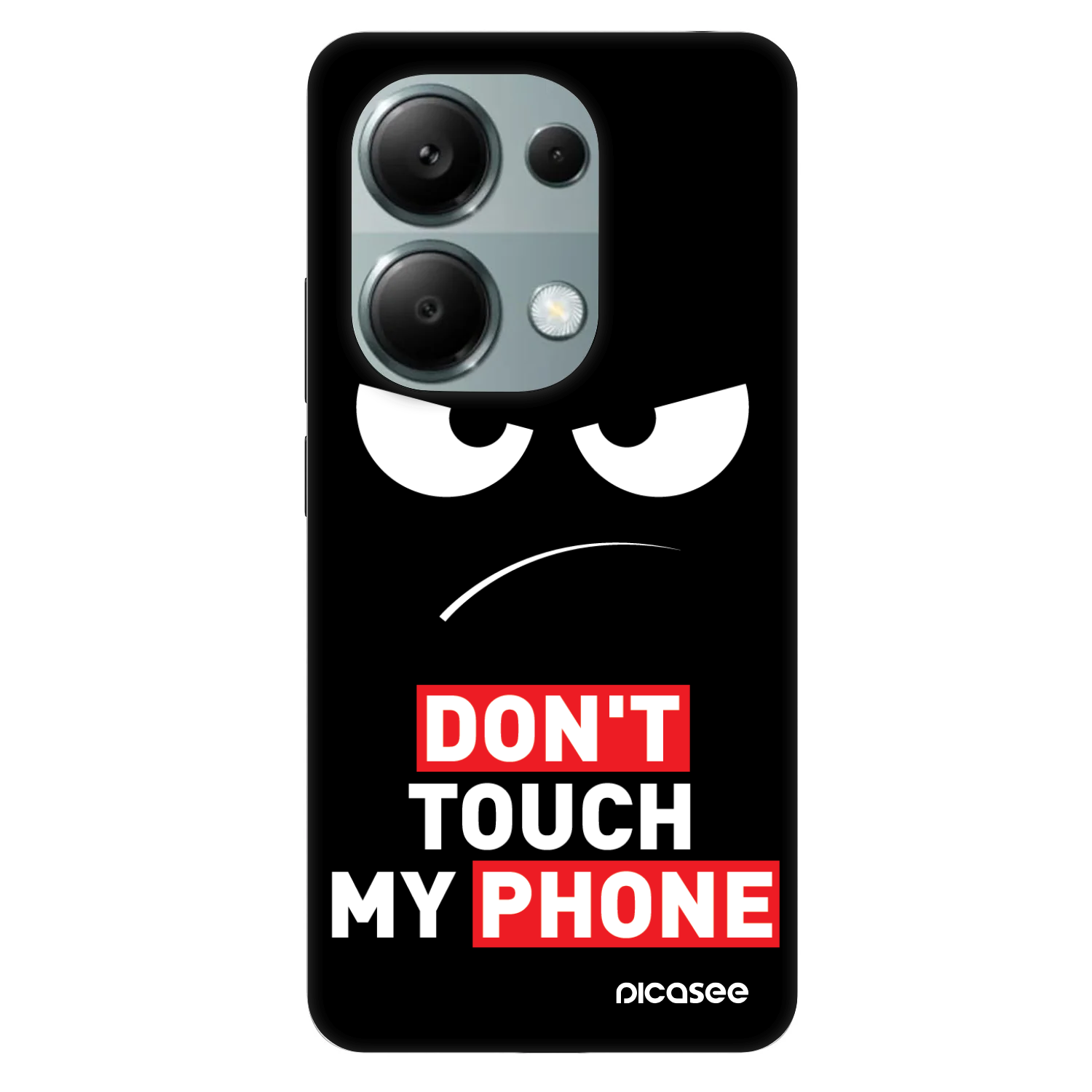 Fashion Case pre Xiaomi Redmi Note 13 Pro 4G - Angry Eyes - Transparent