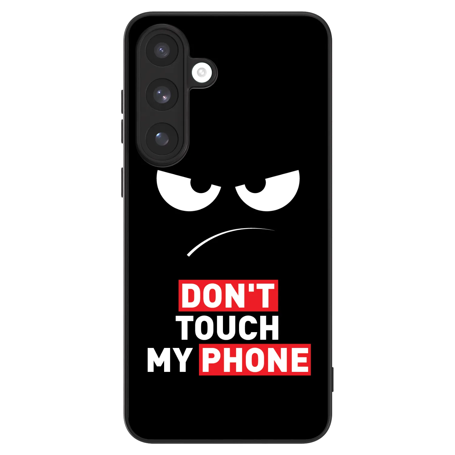 Picasee ULTIMATE CASE pro Samsung Galaxy S25 FE 5G - Angry Eyes - Transparent