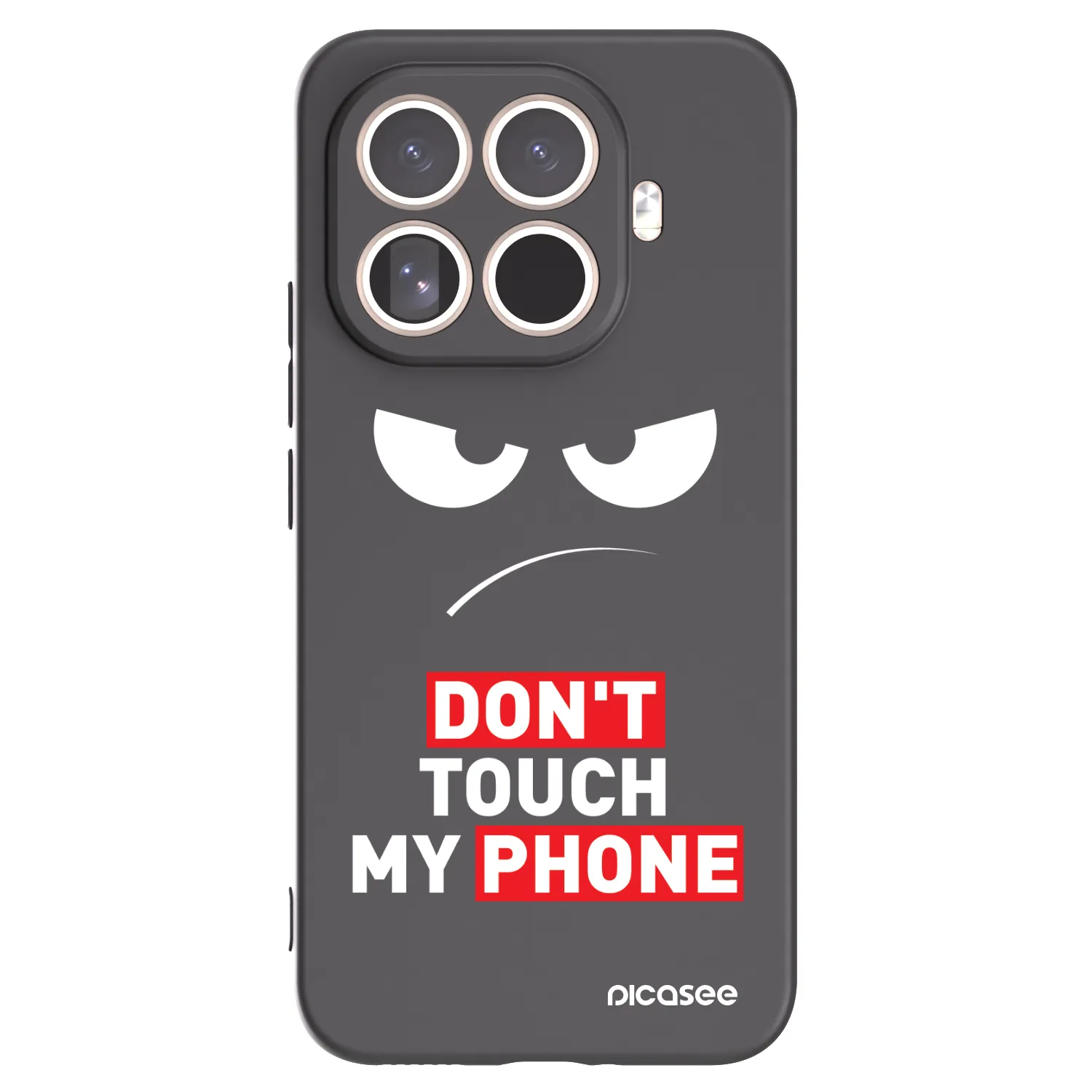 Picasee silikónový čierny obal pre Xiaomi 15T Pro - Angry Eyes - Transparent