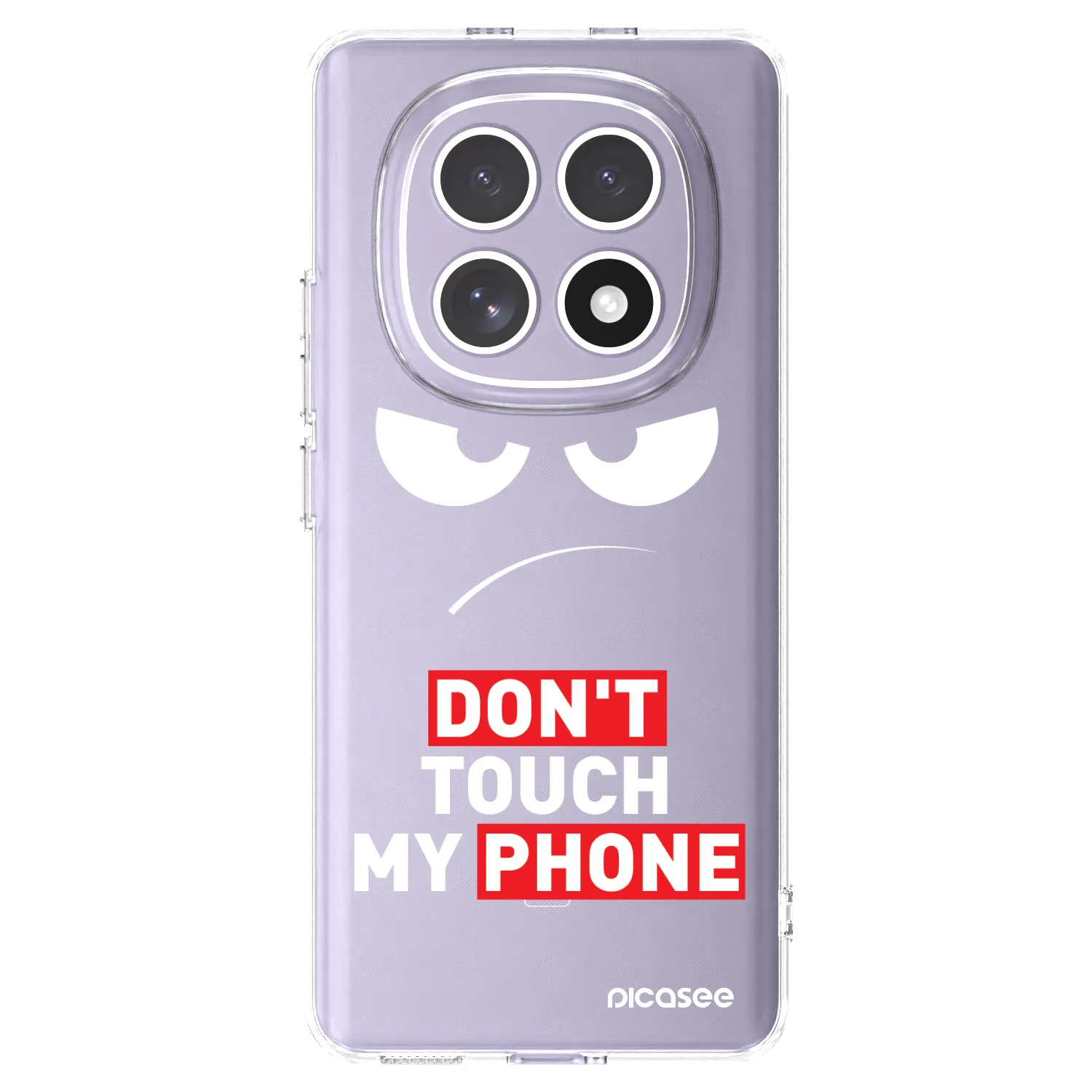 Picasee silikónový prehľadný obal pre Xiaomi Redmi Note 15 - Angry Eyes - Transparent