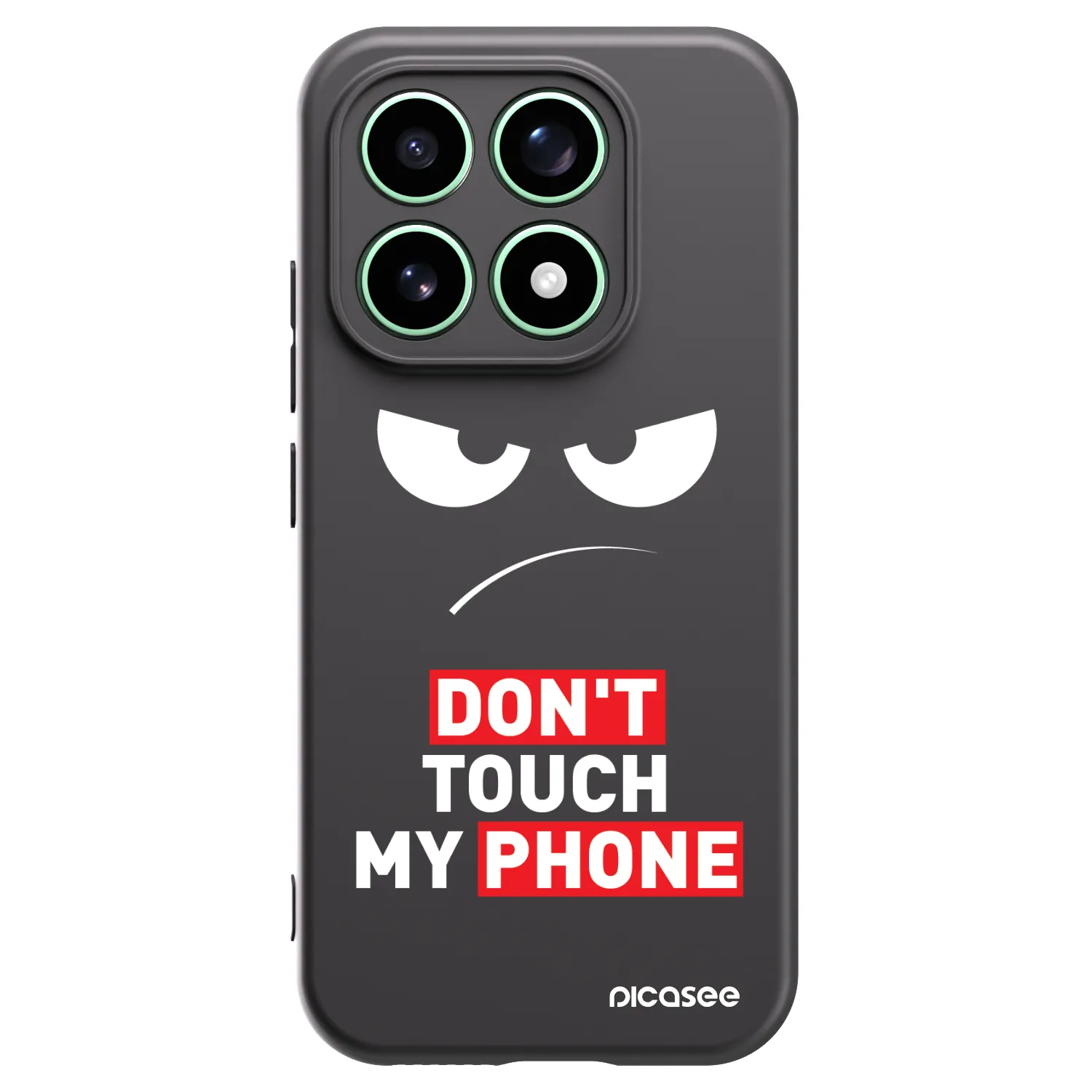 Picasee silikónový čierny obal pre Xiaomi 17 - Angry Eyes - Transparent