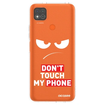 Picasee silikónový prehľadný obal pre Xiaomi Redmi 9C - Angry Eyes - Transparent