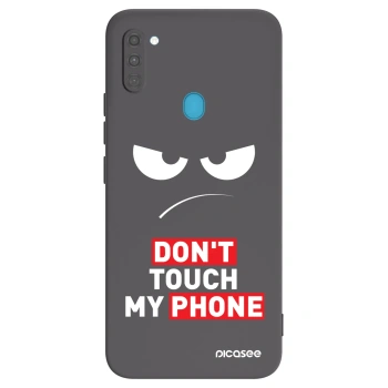 Obal pre Samsung Galaxy M11 - Angry Eyes - Transparent