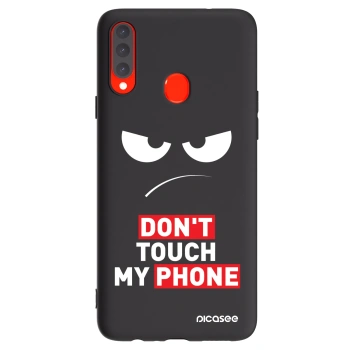 Obal pre Samsung Galaxy A20s - Angry Eyes - Transparent
