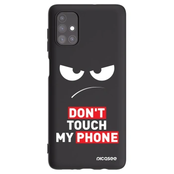 Obal pre Samsung Galaxy M51 M515F - Angry Eyes - Transparent