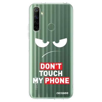 Picasee silikónový prehľadný obal pre Realme 6i - Angry Eyes - Transparent