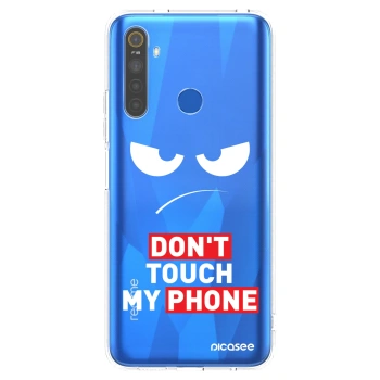 Picasee silikónový prehľadný obal pre Realme 5 - Angry Eyes - Transparent