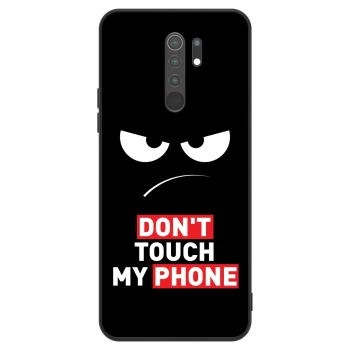 Obal pre Xiaomi Redmi 9 - Angry Eyes - Transparent