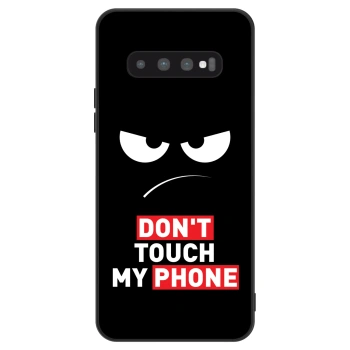 Obal pre Samsung Galaxy S10 G973 - Angry Eyes - Transparent