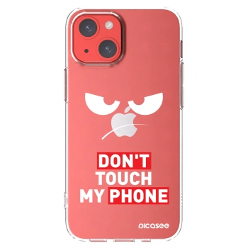 Picasee silikónový prehľadný obal pre Apple iPhone 13 mini - Angry Eyes - Transparent